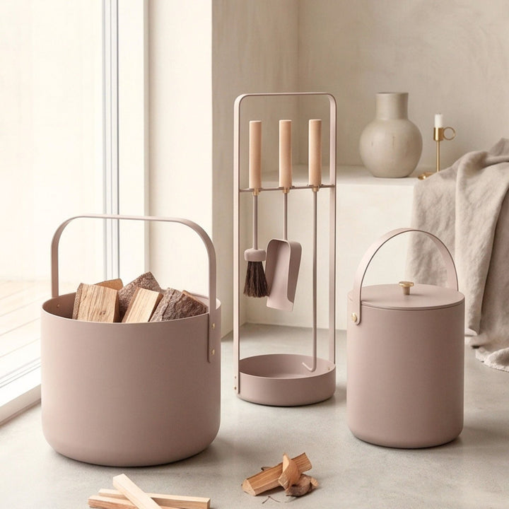 Design Kaminbesteck, Kaminbesteck, Graubeige,LIVLIG