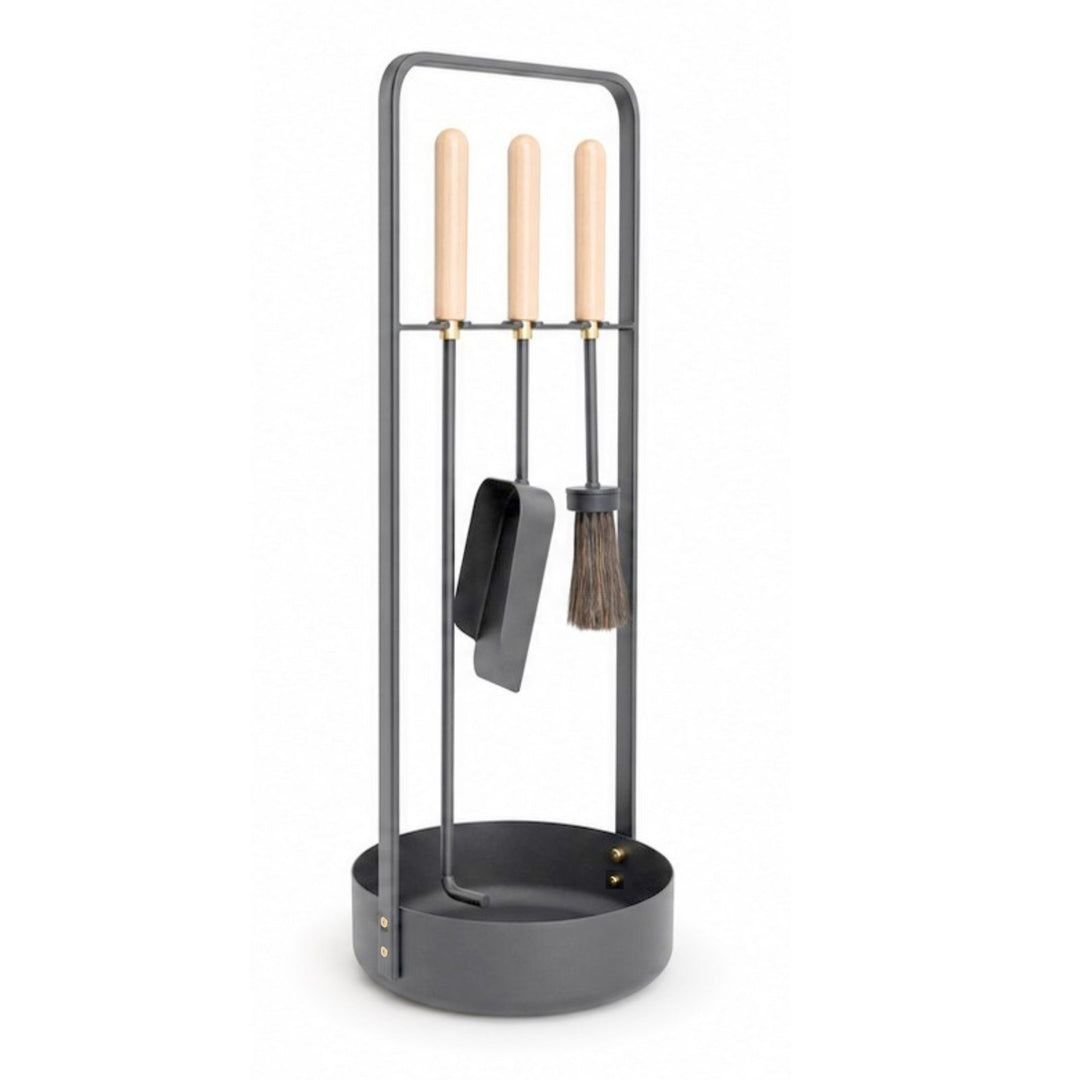 Design Kaminbesteck, Kaminbesteck, Anthrazit,LIVLIG