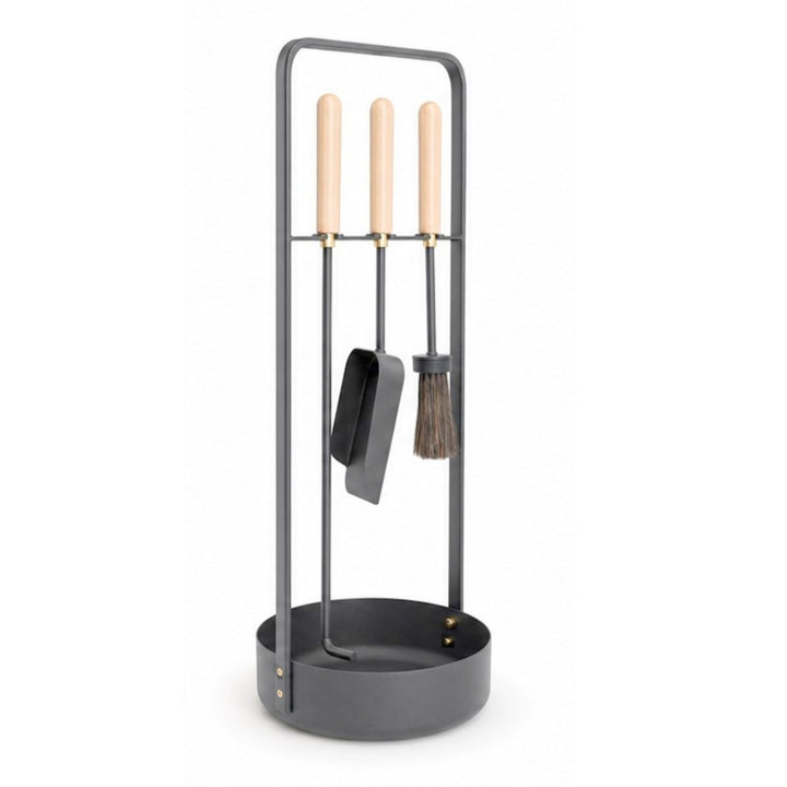 Design Kaminbesteck, Kaminbesteck, Anthrazit,LIVLIG