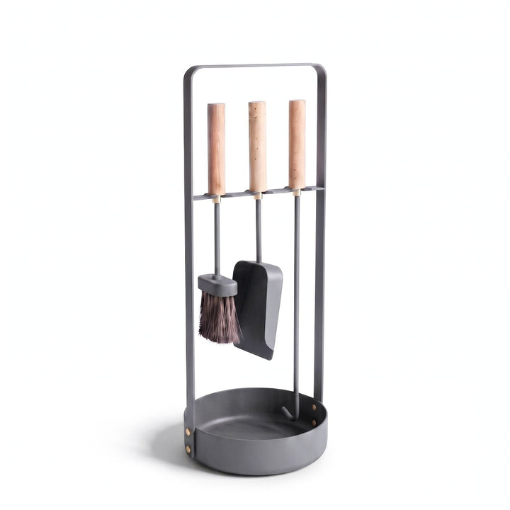 Design Kaminbesteck, Kaminbesteck, Anthrazit,LIVLIG
