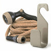 Flexibler Gartenschlauch Beige mit Halterung