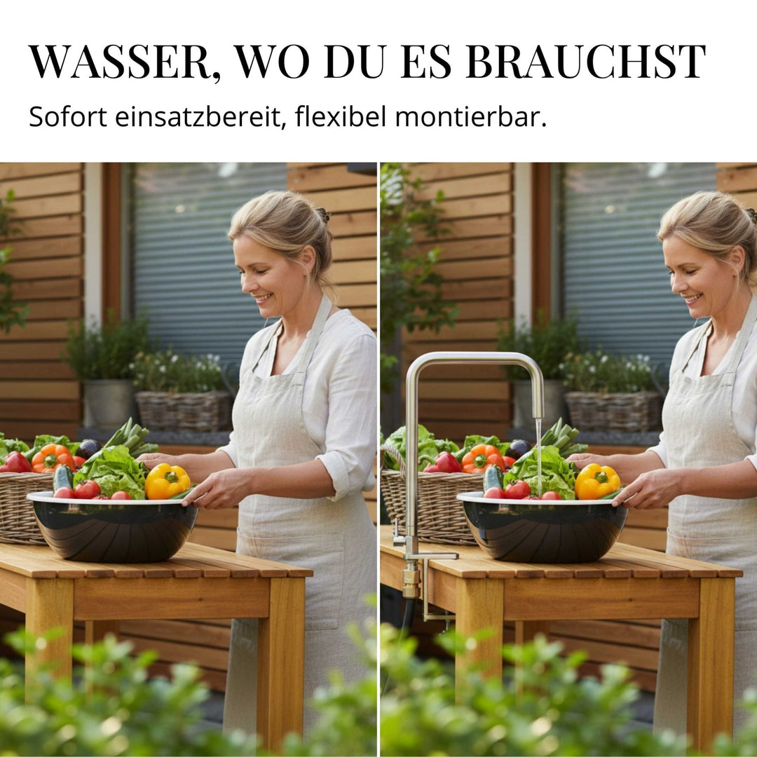 Flexibler Outdoor Wasserhahn, Wasserhahn, ,LIVLIG