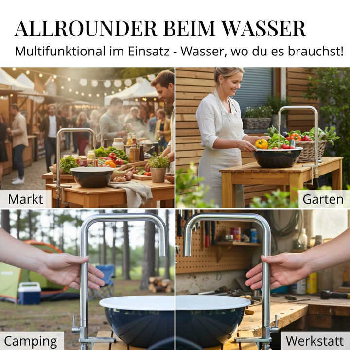 Flexibler Outdoor Wasserhahn, Wasserhahn, ,LIVLIG