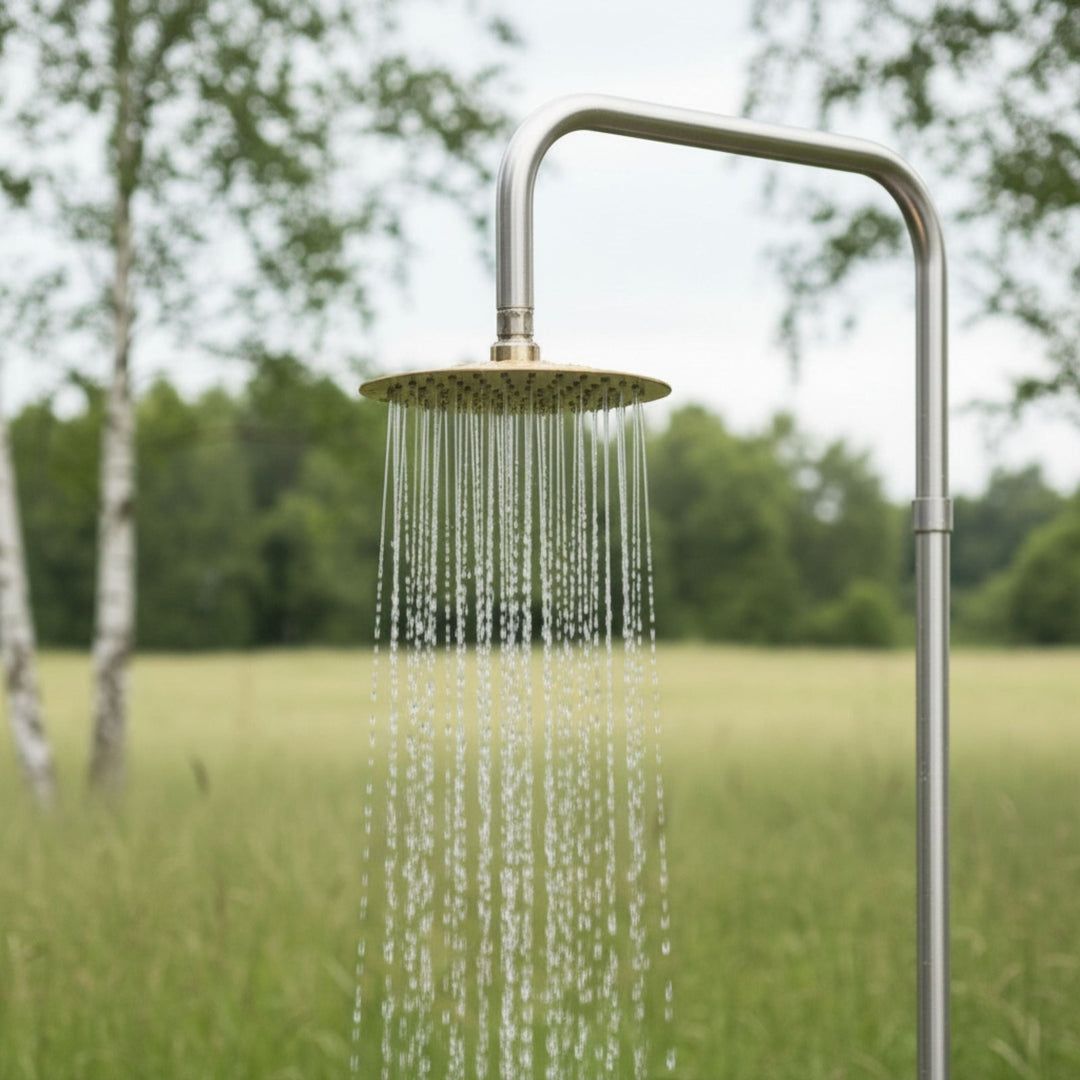 Gartendusche Edelstahl, Gartendusche, ,LIVLIG
