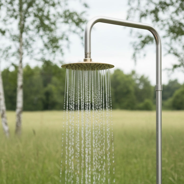 Gartendusche Edelstahl, Gartendusche, ,LIVLIG