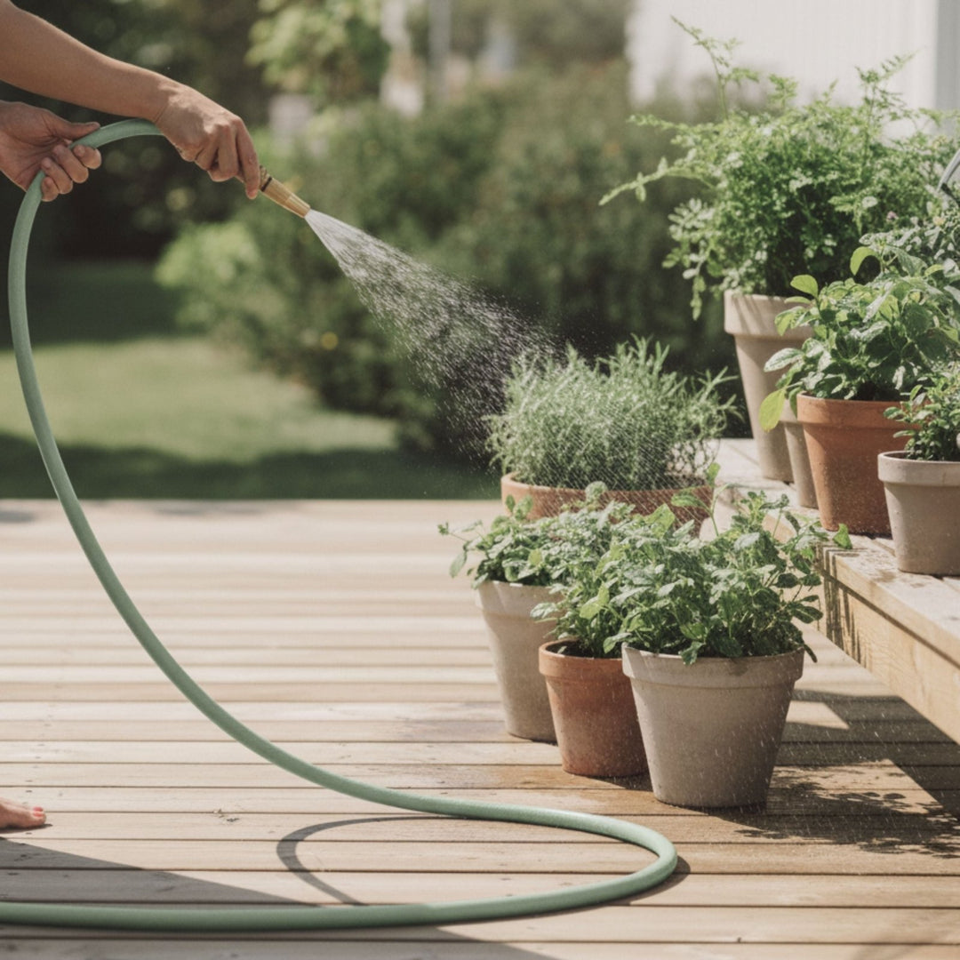 Gartenschlauch Set Homefarming Green, Gartenschläuche, 10 m,LIVLIG