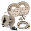Garden Hose Set with Reel Sandy Stone