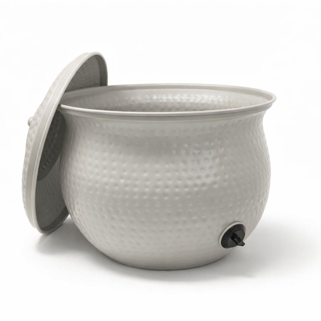Schlauchtopf Gehämmert, Schlauchtopf, Greige,LIVLIG