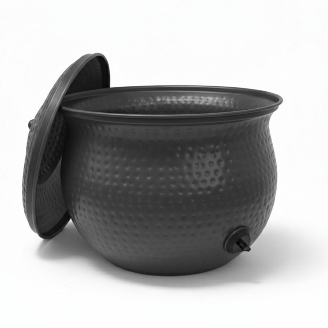 Schlauchtopf Gehämmert, Schlauchtopf, Anthrazit,LIVLIG