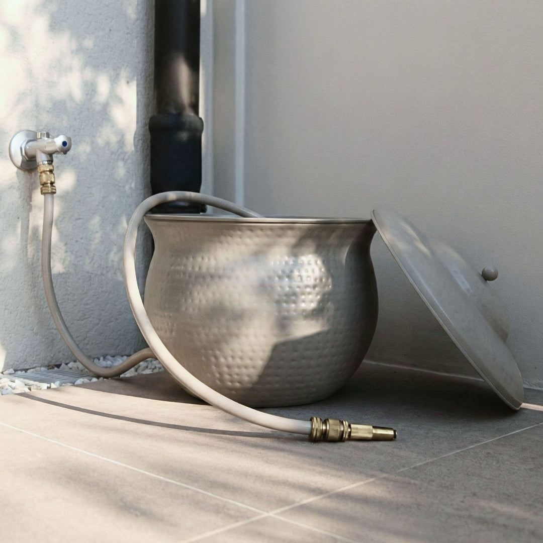 Schlauchtopf Gehämmert, Schlauchtopf, Greige,LIVLIG