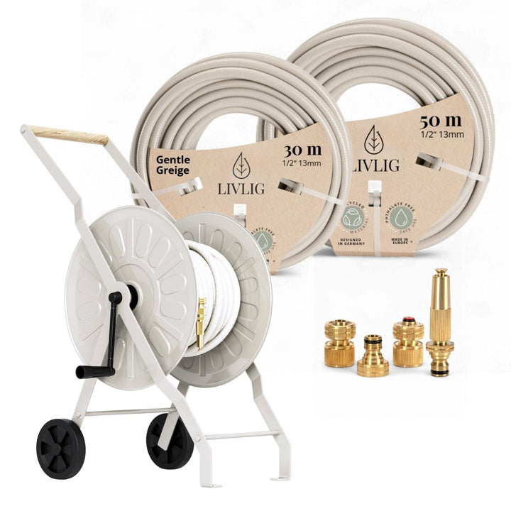 Schlauchwagen Komplettset Gentle Greige, Bundle, 30 m,LIVLIG