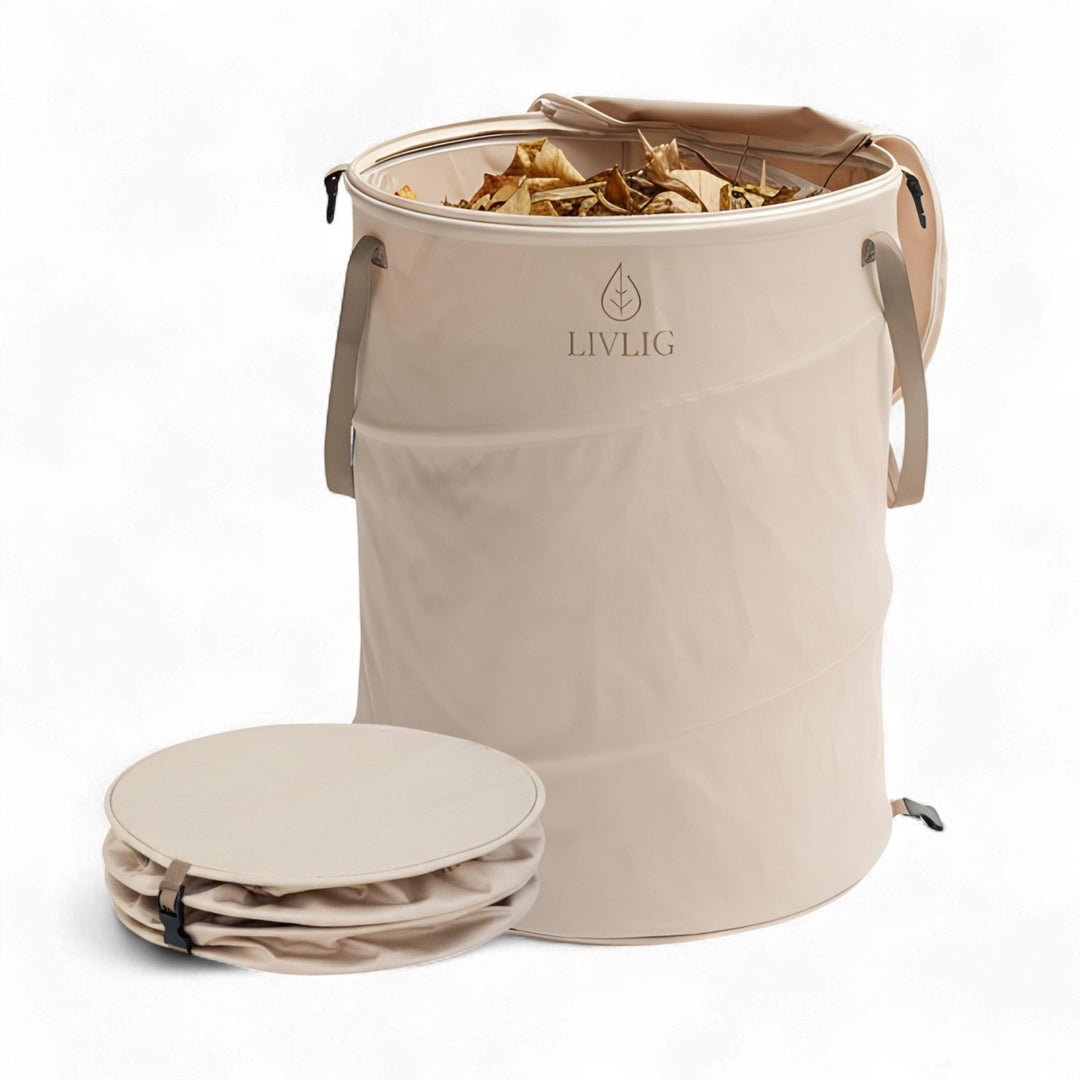 LIVLIG, Pop - Up Gartenabfallsack, gartensack, Beige
